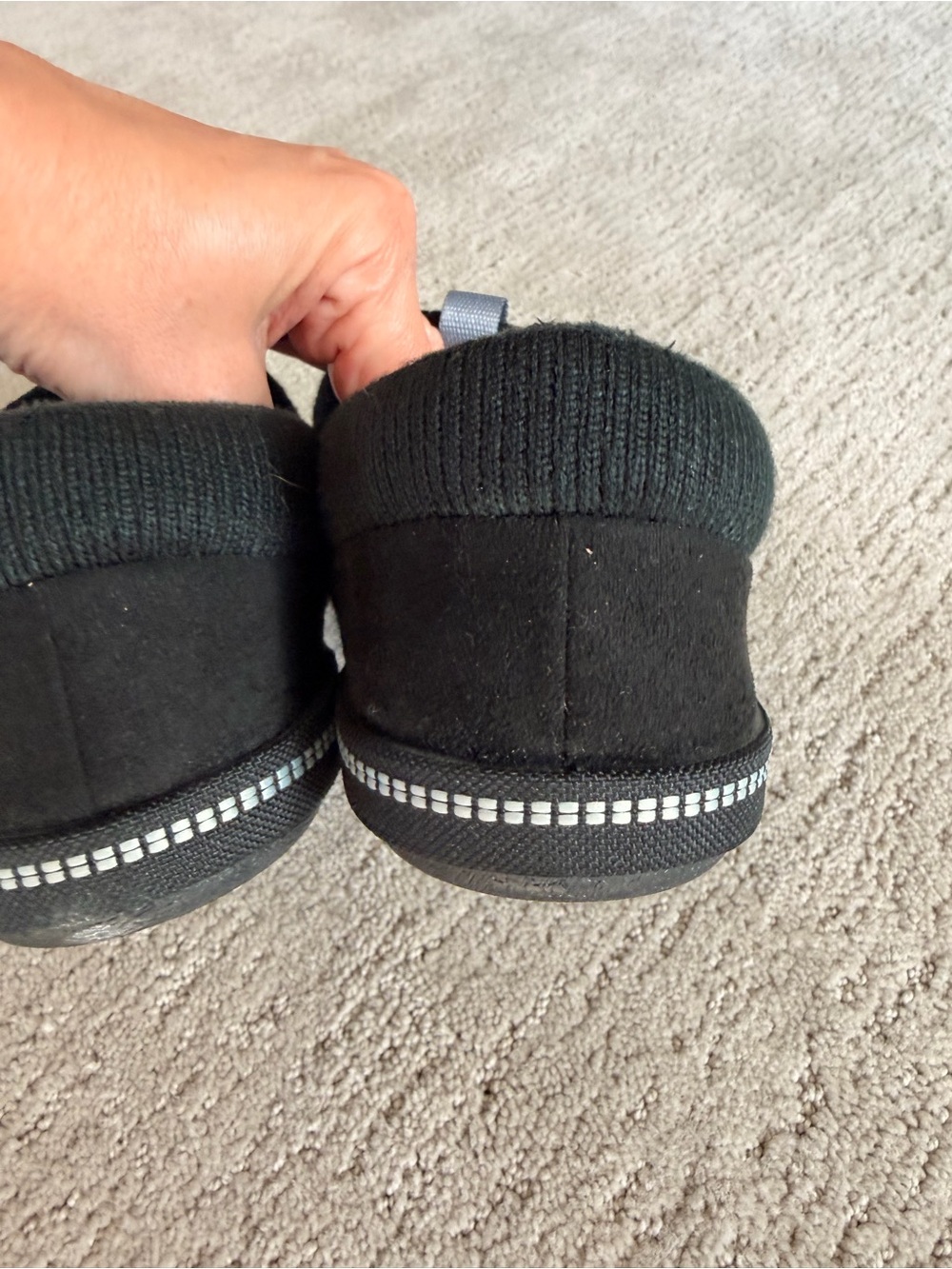 Skechers Cozy Campfire Camp Nap 7.5 Black Memory Foam Faux Fur NWOT - Picture 5 of 8